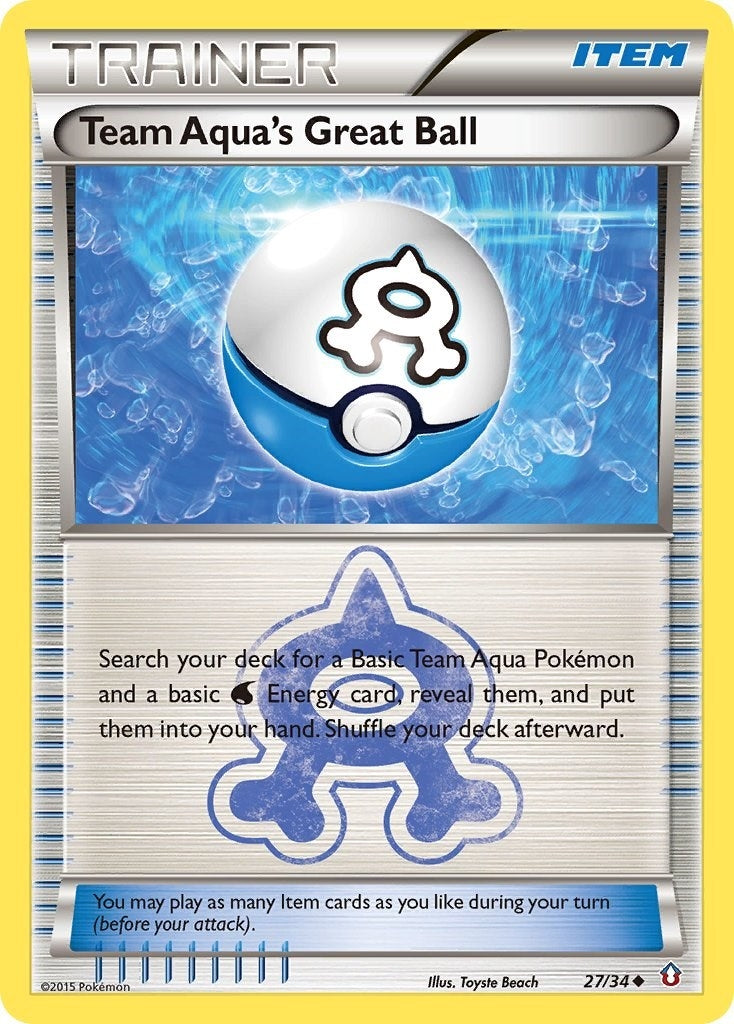 Image for Team Aqua's Great Ball (27/34) (Double Crisis) - Pokemon