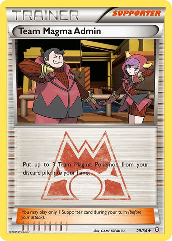 Image for Team Magma Admin (29/34) (Double Crisis) - Pokemon