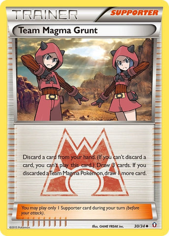 Image for Team Magma Grunt (30/34) (Double Crisis) - Pokemon