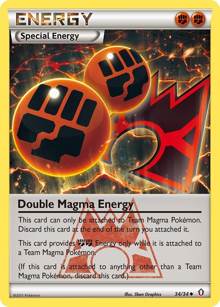 Image for Double Magma Energy (34/34) (Double Crisis) - Pokemon