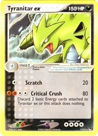 Image for Tyranitar ex (Non-Holo) (017/017) (POP Series 1) - Pokemon