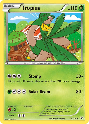 Tropius (12/108) (XY - Roaring Skies) Pokemon