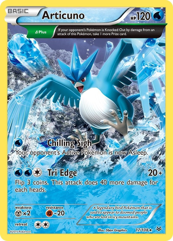 Image for Articuno (17 Delta) (17/108) (XY - Roaring Skies) (ROS) - Pokemon