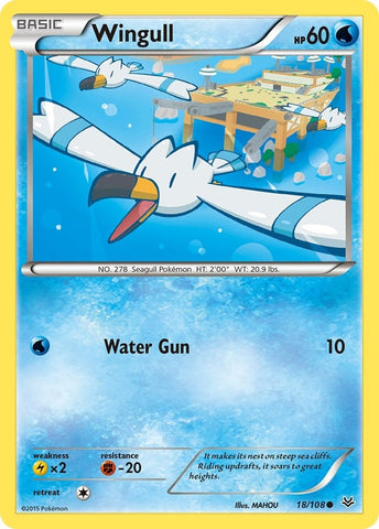Wingull (18/108) (XY - Roaring Skies) Pokemon