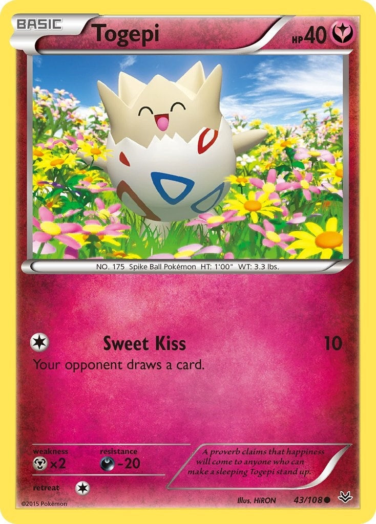 Image for Togepi (43/108) (XY - Roaring Skies) (ROS) - Pokemon