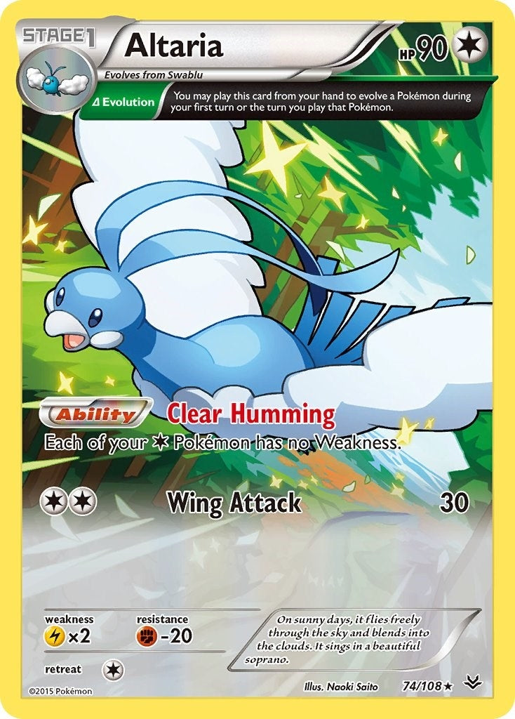 Image for Altaria (74 Delta) (74/108) (XY - Roaring Skies) (ROS) - Pokemon