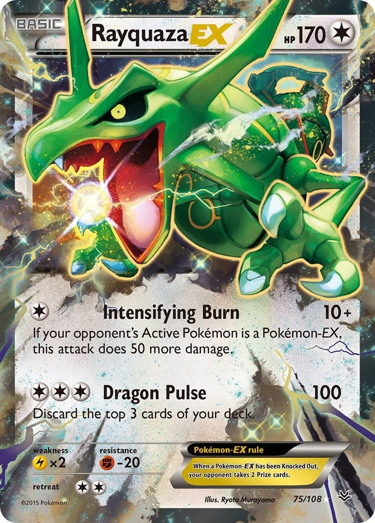 Image for Rayquaza EX (75) (75/108) (XY - Roaring Skies) (ROS) - Pokemon