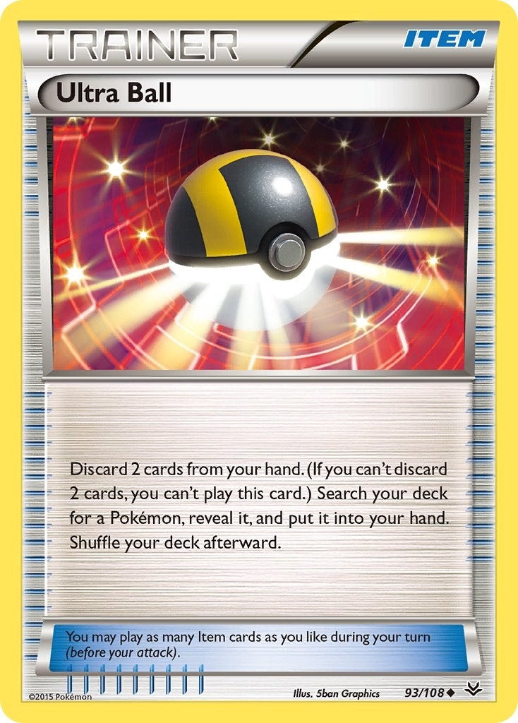 Image for Ultra Ball (93/108) (XY - Roaring Skies) (ROS) - Pokemon