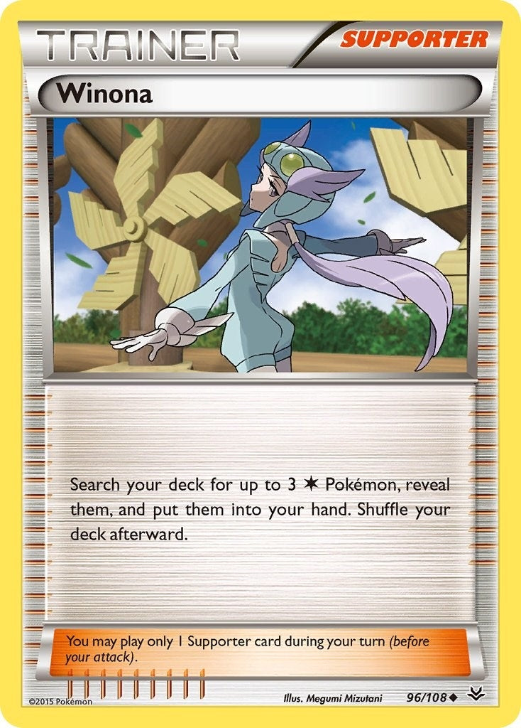 Image for Winona (96/108) (XY - Roaring Skies) (ROS) - Pokemon