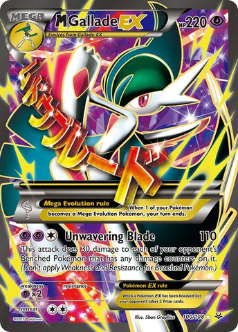 Image for M Gallade EX (100 Full Art) (100/108) (XY - Roaring Skies) - Pokemon