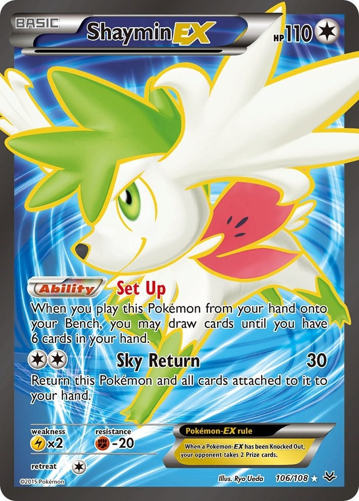Image for Shaymin EX (106 Full Art) (106/108) (XY - Roaring Skies) (ROS) - Pokemon