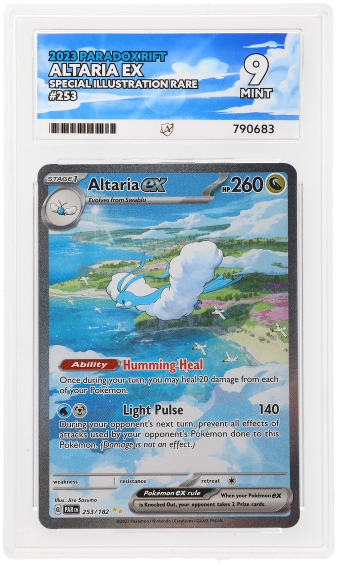 ALTARIA EX - SPECIAL ILLUSTRATION RARE - PARADOX RIFT - ACE 9 ACE Grading