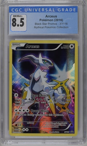 ARCEUS - MYTHICAL POKEMON COLLECTION - CGC 8.5 Pokemon Single