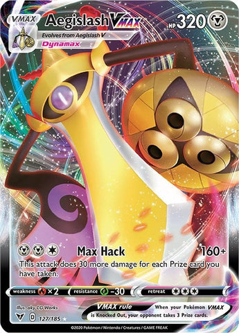Image for Aegislash VMAX (127/185) (SWSH04: Vivid Voltage) - Pokemon