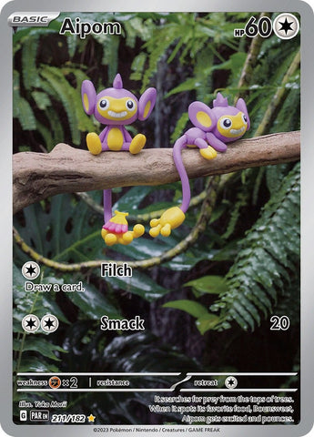 Image for Aipom (211/182) (SV04: Paradox Rift) - Pokemon