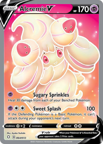 Image for Alcremie V (Full Art) (064/072) (Shining Fates) - Pokemon