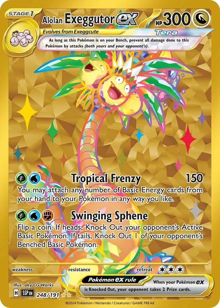 Image for Alolan Exeggutor ex (248/191) (SV08: Surging Sparks) - Pokemon