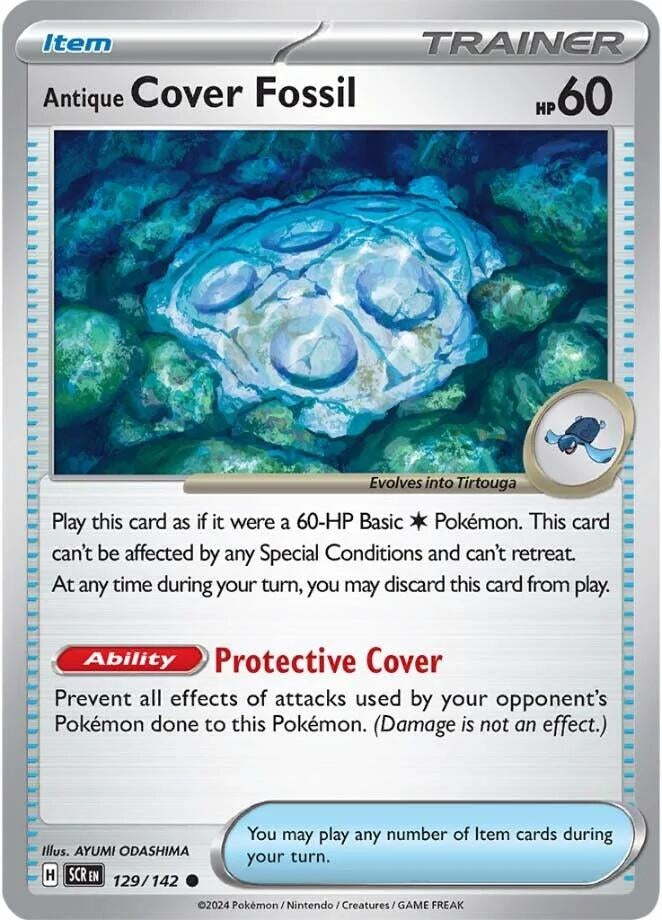 Image for Antique Cover Fossil (129/142) (SV07: Stellar Crown) - Pokemon