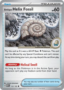 Image for Antique Helix Fossil (153/165) (SV: Scarlet & Violet 151) - Pokemon