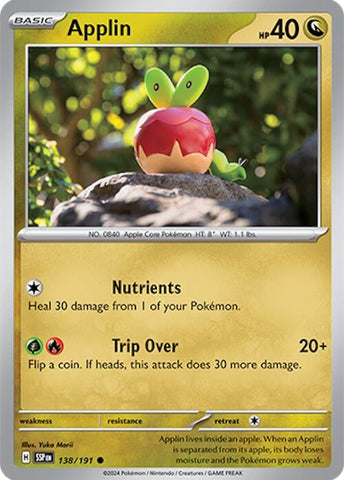 Image for Applin (138/191) (SV08: Surging Sparks) - Pokemon