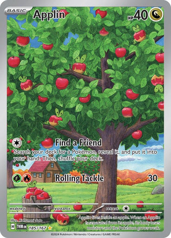 Image for Applin (185/167) (SV06: Twilight Masquerade) - Pokemon