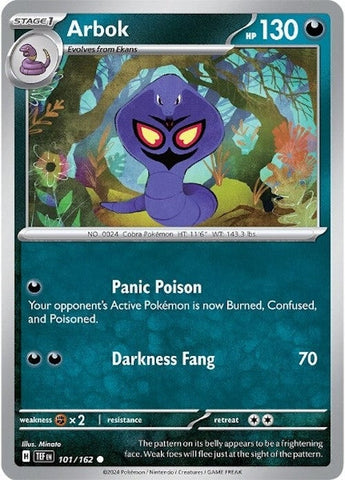 Image for Arbok (101/162) (SV05: Temporal Forces) - Pokemon