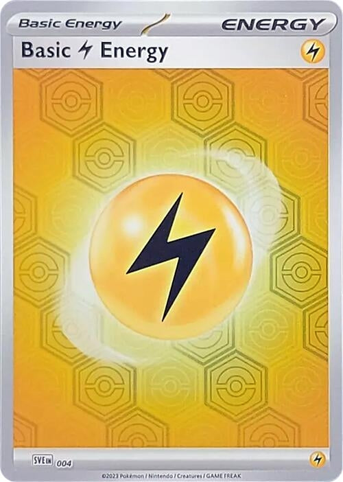 Image for Basic Lightning Energy (4) (SV: Shrouded Fable) - Pokemon