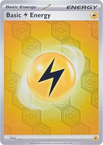 Image for Basic Lightning Energy (4) (SV: Shrouded Fable) - Pokemon