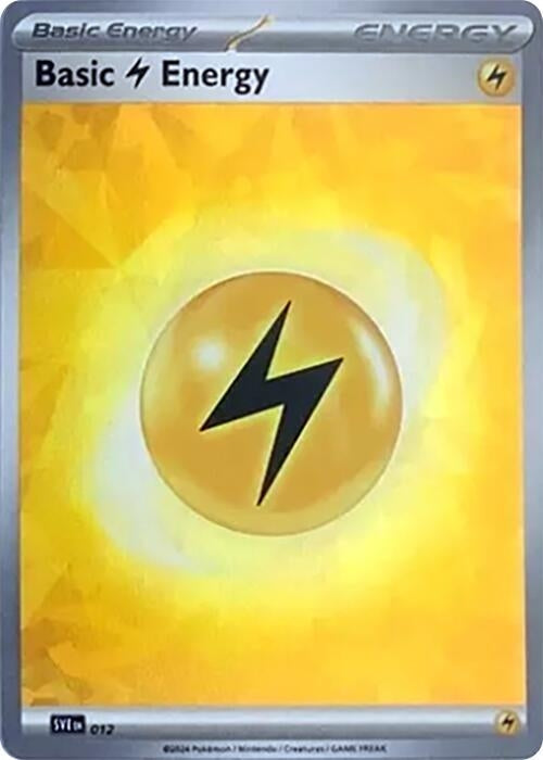 Image for Basic Lightning Energy (Cracked Ice Holo) (012) (SV07: Stellar Crown) - Pokemon
