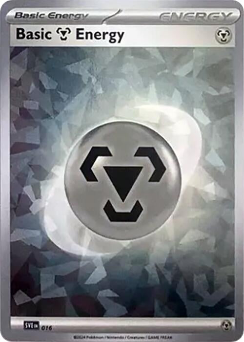 Image for Basic Metal Energy (Cracked Ice Holo) (016) (SV07: Stellar Crown) - Pokemon