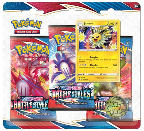 Image for Battle Styles 3 Pack Blister [Jolteon] - Pokemon