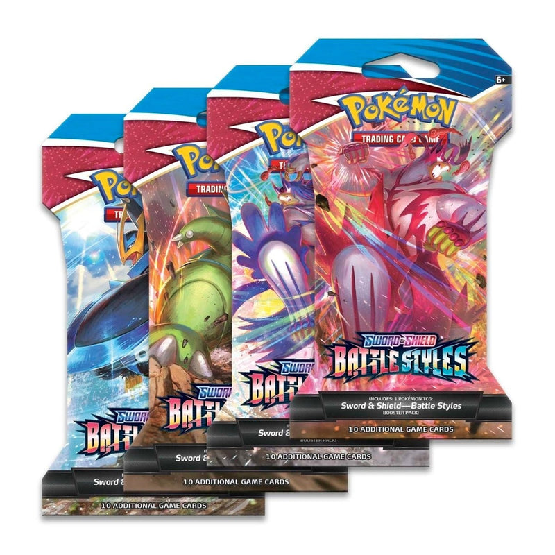 Image for Battle Styles Sleeved Booster Pack Art Bundle [Set of 4] - Pokemon