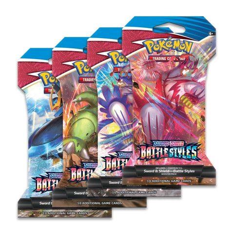 Image for Battle Styles Sleeved Booster Pack Art Bundle [Set of 4] - Pokemon