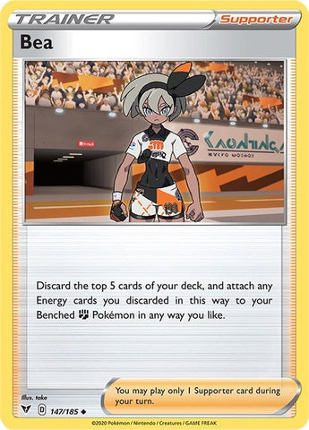 Image for Bea (147/185) (SWSH04: Vivid Voltage) - Pokemon