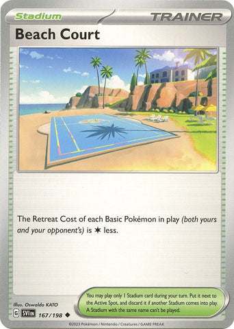 Image for Beach Court (167/198) (SV01: Scarlet & Violet Base Set) - Pokemon