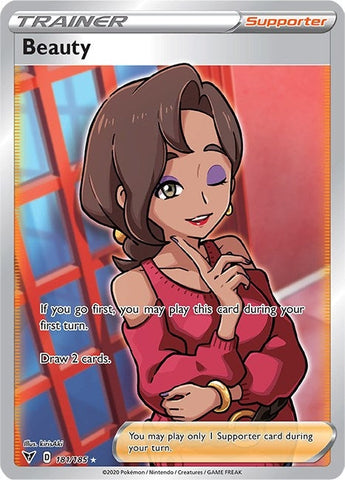 Image for Beauty (Full Art) (181/185) (SWSH04: Vivid Voltage) - Pokemon