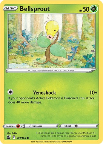 Image for Bellsprout (001/163) (SWSH05: Battle Styles) - Pokemon