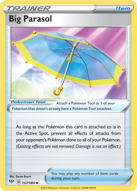 Image for Big Parasol (157/189) (SWSH03: Darkness Ablaze) - Pokemon