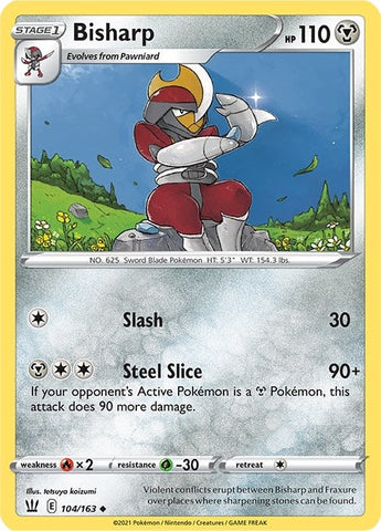 Image for Bisharp (104/163) (SWSH05: Battle Styles) - Pokemon