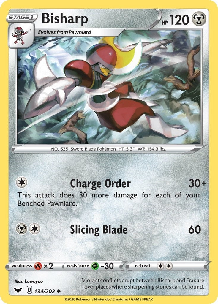 Image for Bisharp (134/202) (SWSH01: Sword & Shield Base Set) - Pokemon