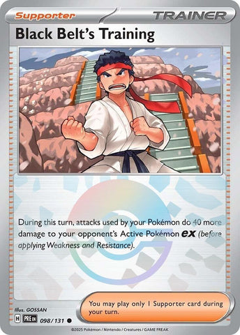 Image for Black Belt's Training - 098/131 (Poke Ball Pattern) (098/131) (SV: Prismatic Evolutions) - Pokemon