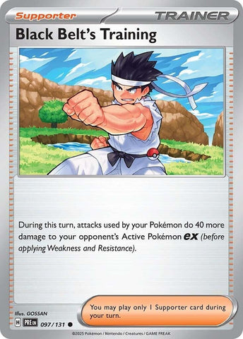 Image for Black Belt's Training (097/131) (SV: Prismatic Evolutions) - Pokemon