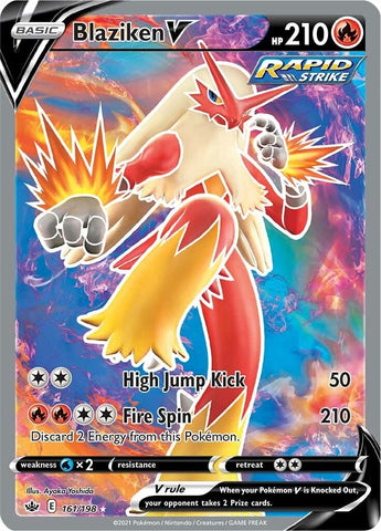 Image for Blaziken V (Full Art) (161/198) (SWSH06: Chilling Reign) - Pokemon