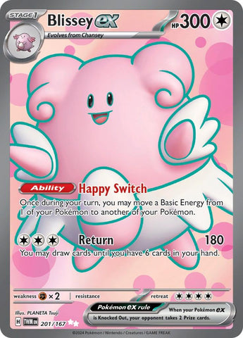 Image for Blissey ex (201/167) (SV06: Twilight Masquerade) - Pokemon