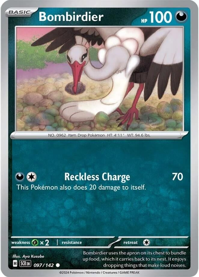 Image for Bombirdier (097/142) (SV07: Stellar Crown) - Pokemon