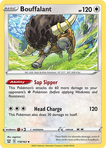 Image for Bouffalant (118/163) (SWSH05: Battle Styles) - Pokemon