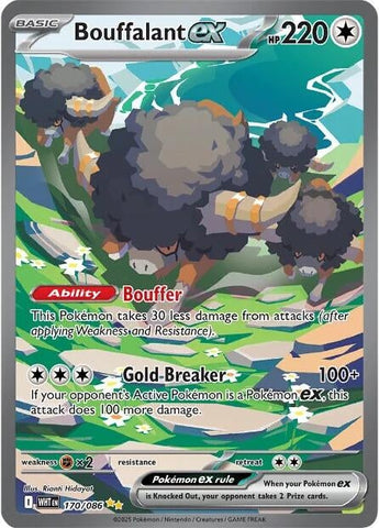 Image for Bouffalant ex (170/086) (SV: White Flare) - Pokemon