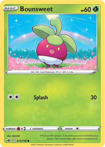 Image for Bounsweet (013/198) (SWSH06: Chilling Reign) - Pokemon