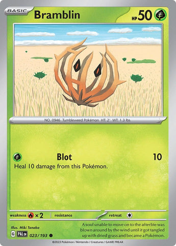 Image for Bramblin (023/193) (SV02: Paldea Evolved) - Pokemon
