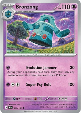 Image for Bronzong (069/162) (SV05: Temporal Forces) - Pokemon